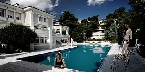 Foto Art - 'Walking the dog'